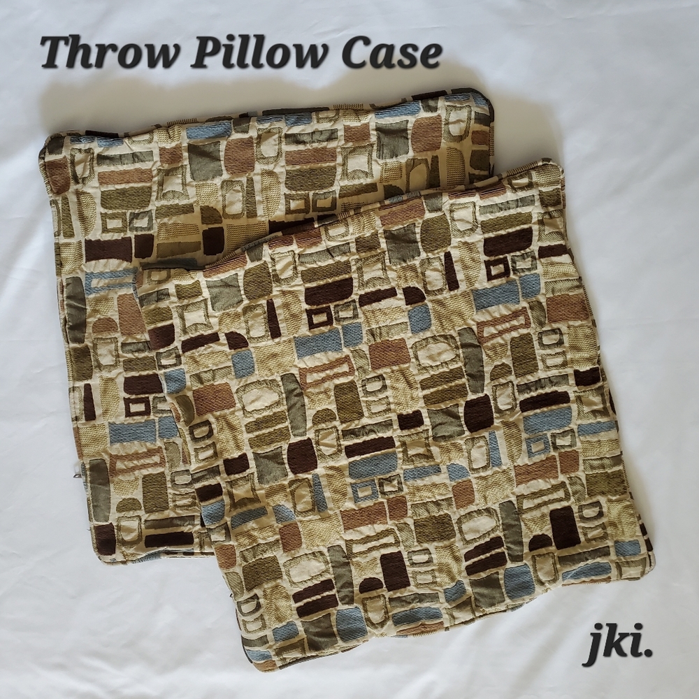 2/pk. Home Accent Throw Pillowcases